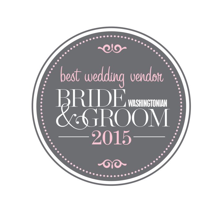Washingtonian Bride & Groom Best Wedding Vendor 2015