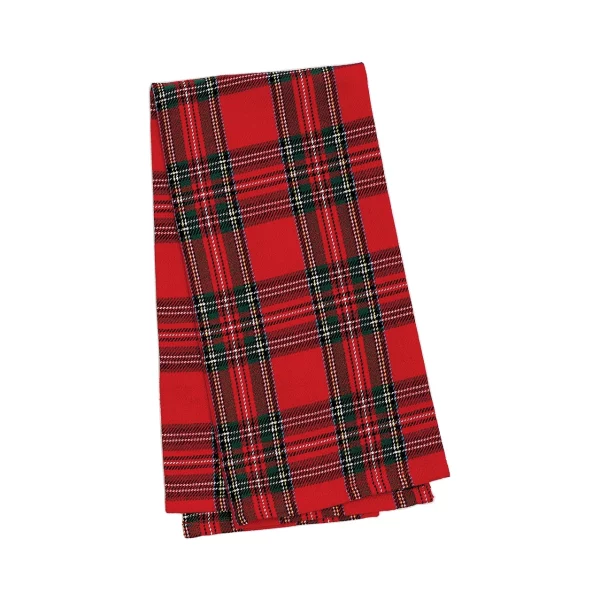 red flannel tea towel